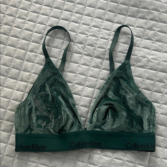 Calvin Klein Emerald Green Bralette - Picture 1 of 3